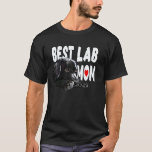 Beste Lab-Mama Schwarzer Labrador Retriever Mutter T-Shirt
