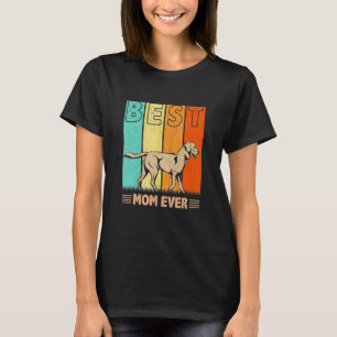 Beste Labrador Mama je Retro Grafische Mama Moth T-Shirt