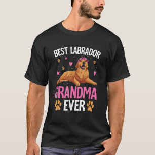 Beste Labrador-Oma überhaupt Retriever Hund Lustig T-Shirt
