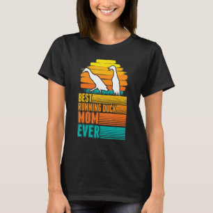 Beste laufende Duck-Mama je T-Shirt
