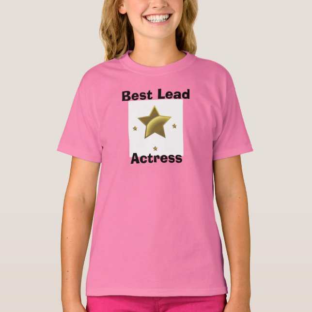 Beste Lead-Schauspielerin T-Shirt (Vorderseite)