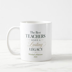 Beste Lehrer Legacy Kaffeetasse
