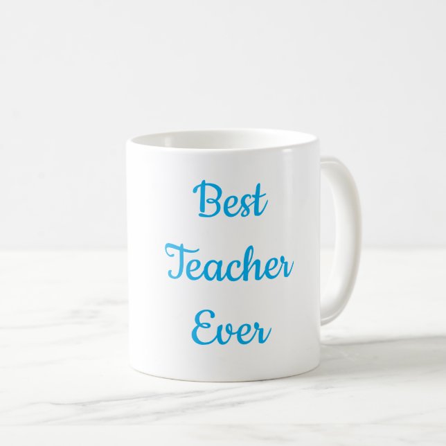 Beste Lehrerin Aller Zeiten Kaffeetasse  (VorderseiteRechts)