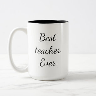 Beste Lehrerin/Bester Lehrer Mug Zweifarbige Tasse