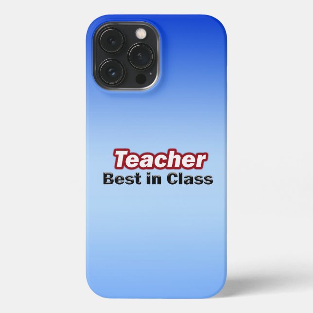 Beste Lehrerin in der Klasse iPhone Hülle (Rückseite)