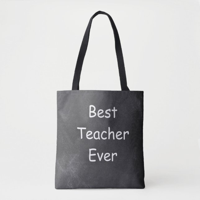 Beste Lehrerin je Chalkboard Design Geschenk Idee (Vorderseite)