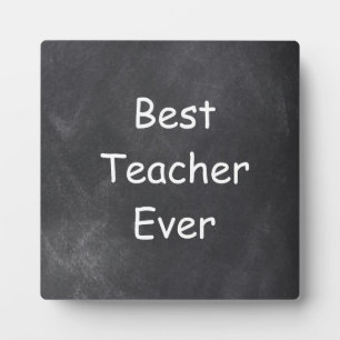 Beste Lehrerin je Chalkboard Design Geschenk Idee Fotoplatte