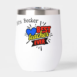 Beste Lehrerin je Comic Cartoon personalisierte Fa