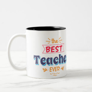 Beste Lehrerin je Geschenk Zweifarbige Tasse