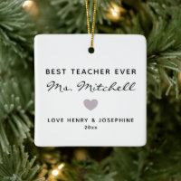 Beste Lehrerin je Minimalistisches Herz Personalis