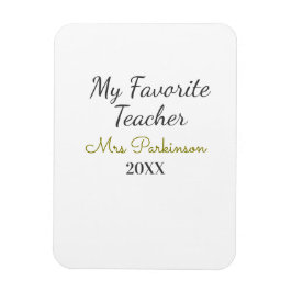 Beste Lehrerin je Name Datum Jahr einfache Schule Magnet