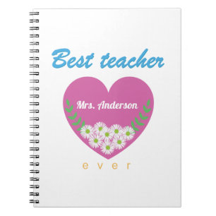 Beste Lehrerin je Notebook Notizblock