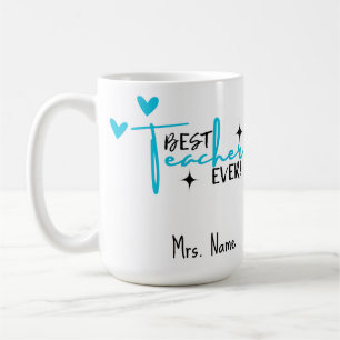 Beste Lehrerin je Tasse - Personalisierter Name Ge