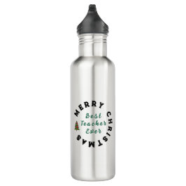 Beste Lehrerin je Weihnachten Vielen Dank für Ihr  Edelstahlflasche