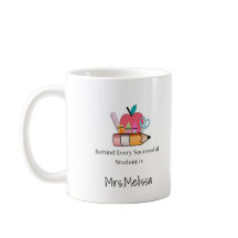 Beste Lehrkraft Dankes Zitat Tasse