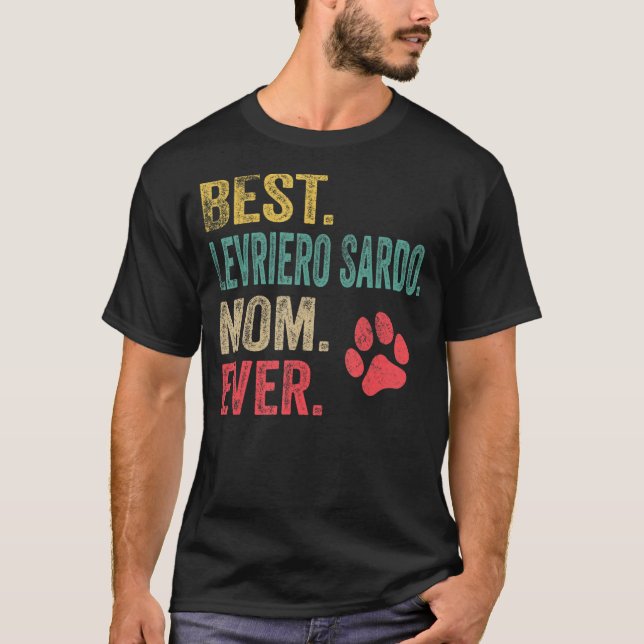 Beste Levriero Sardo Mama Vintag Muttergott T-Shirt (Vorderseite)