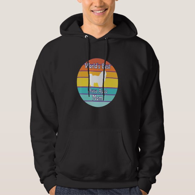 Beste Lhasa-Apso-Mama der Welt Hoodie (Vorderseite)