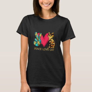 Beste Liebe Cat Mama für Frauen Cat D T-Shirt