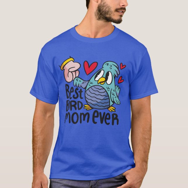Beste Liebe Vogelmütter Vogelmütter Tagesgeschenk T-Shirt (Vorderseite)