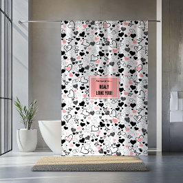 Beste Liebesgeschenk-Duschvorhang-Hochzeit-Herz-Sk Duschvorhang