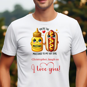 Beste Liebesgeschenk-Fun-Food-Valentinstag-Männer- T-Shirt