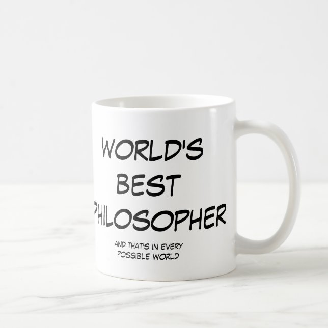 Beste (linke) große Tasse des Philosophen der Welt (Rechts)