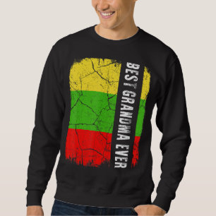 Beste litauische Oma je litauische Flaggenmutter Sweatshirt