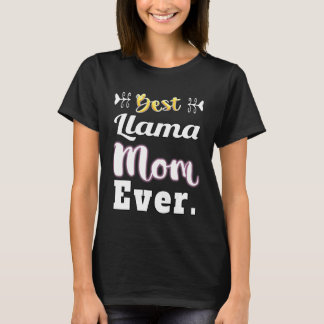 Beste Llama-Mama je T-Shirt