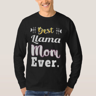 Beste Llama-Mama je T-Shirt
