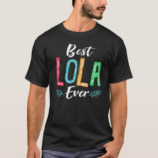 Beste Lola je Muttertag Kostüm Oma Nana T-Shirt