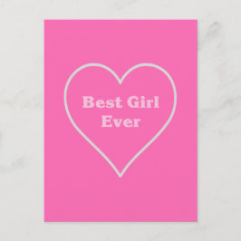 Beste Mädchen überhaupt Postkarte