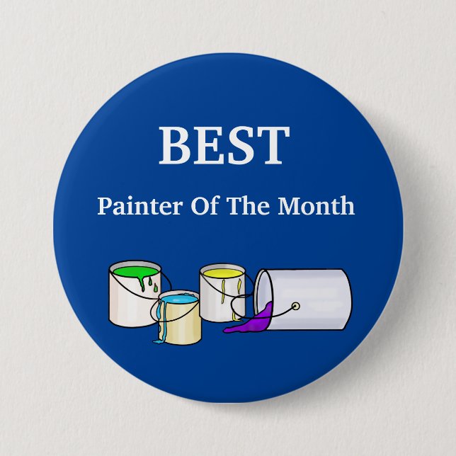 Beste Malerin der Schaltfläche Mitarbeiter im Mona Button (Vorderseite)