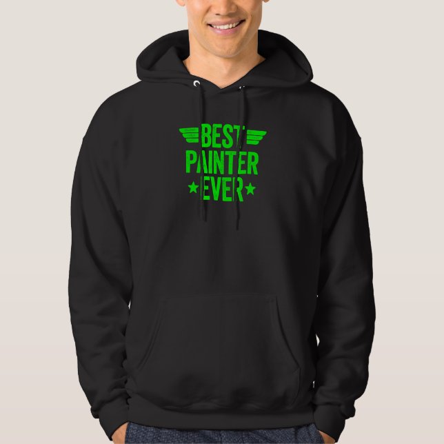 Beste Malerin je 2 Hoodie (Vorderseite)