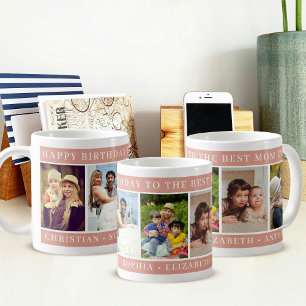 Beste Mama Aller Zeiten Foto-Collage Pfirsich Alle Kaffeetasse