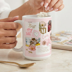 Beste Mama Aller Zeiten Scrapbook-Fotocollage Gesc Kaffeetasse