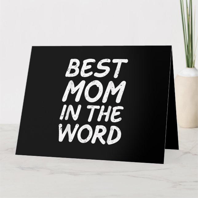 Beste Mama am Weltmüttertag 2025 Karte (Vorderseite)