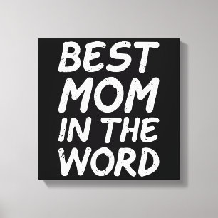 Beste Mama am Weltmüttertag 2025 Leinwanddruck