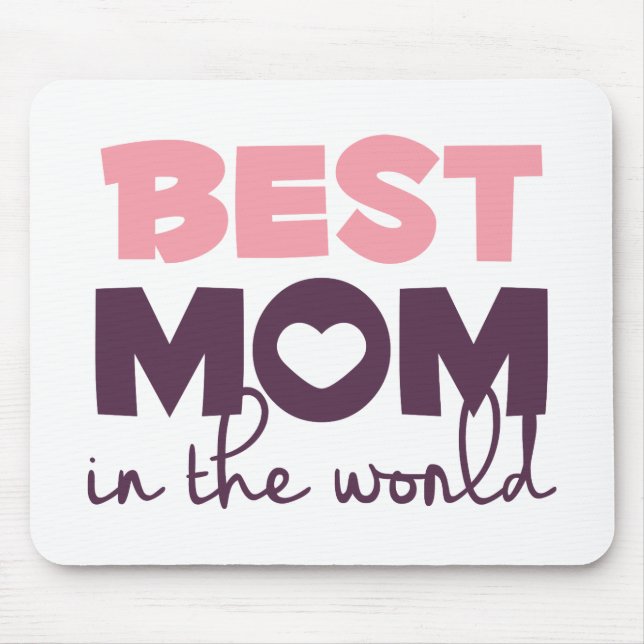 Beste Mama am WeltMuttertag | Mousepad (Vorne)