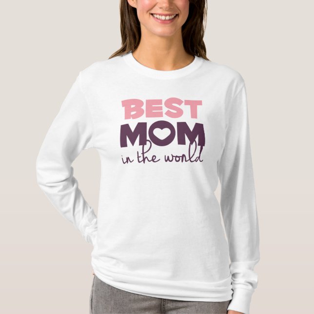 Beste Mama am WeltMuttertag | Sleeve Shirt (Vorderseite)