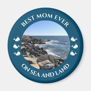 Beste Mama Atlantische Ozeanwellen Magnet