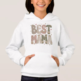 Beste Mama Buchliebhaber Blumen Literarisches Desi Hoodie