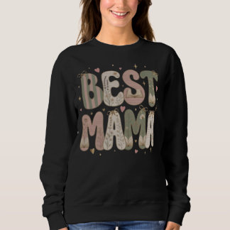 Beste Mama Buchliebhaber Blumenliteratur-Design Sweatshirt