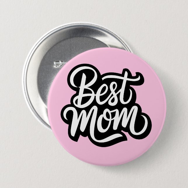 Beste Mama Button (Vorne & Hinten)