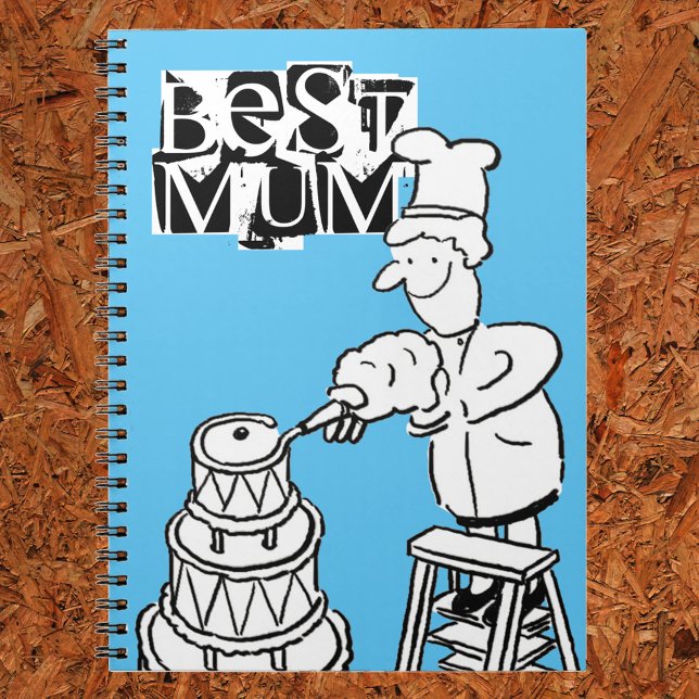 Beste Mama Cake Maker Dekorieren Riesenkuchen-Note Notizblock (Von Creator hochgeladen)