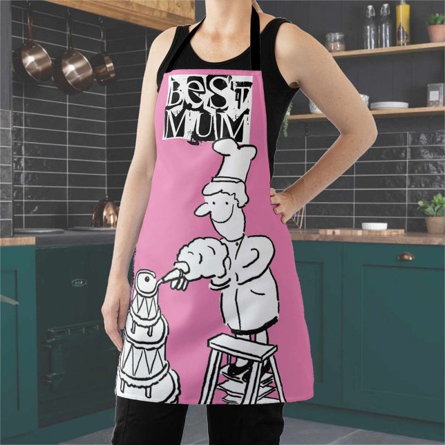 Beste Mama Cake Maker Dekorieren Riesenkuchen-Schü Schürze (Von Creator hochgeladen)