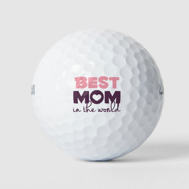Beste Mama der Welt, Happy Mütter Day Gift Golfball (Vorderseite)