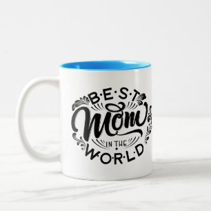 Beste Mama der Welt Muttertags-Zweifarben-Kaffee Zweifarbige Tasse