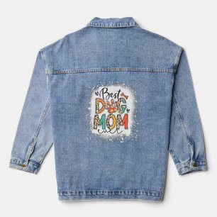 Beste Mama des Hundes je gebleicht Muttertagshund Jeansjacke