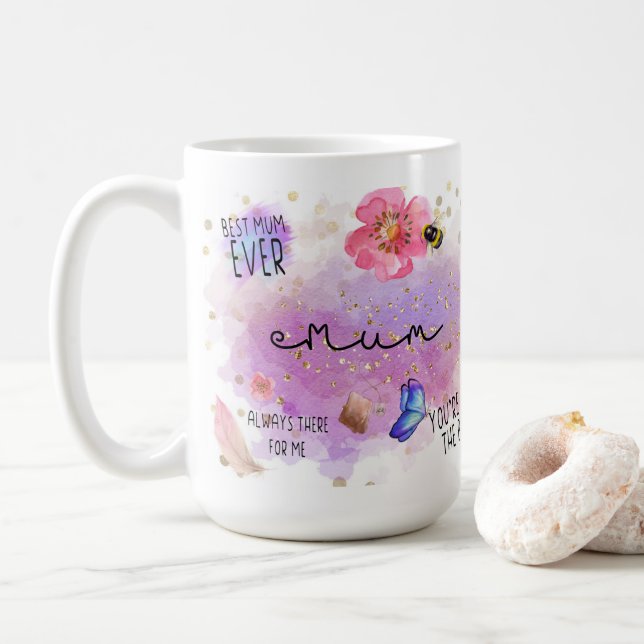 Beste Mama-Ever Kaffeetasse (Mit Donut)