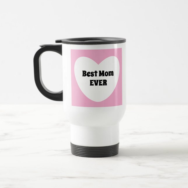 Beste Mama Ever Niedlich Elegante Reisebecher (Links)